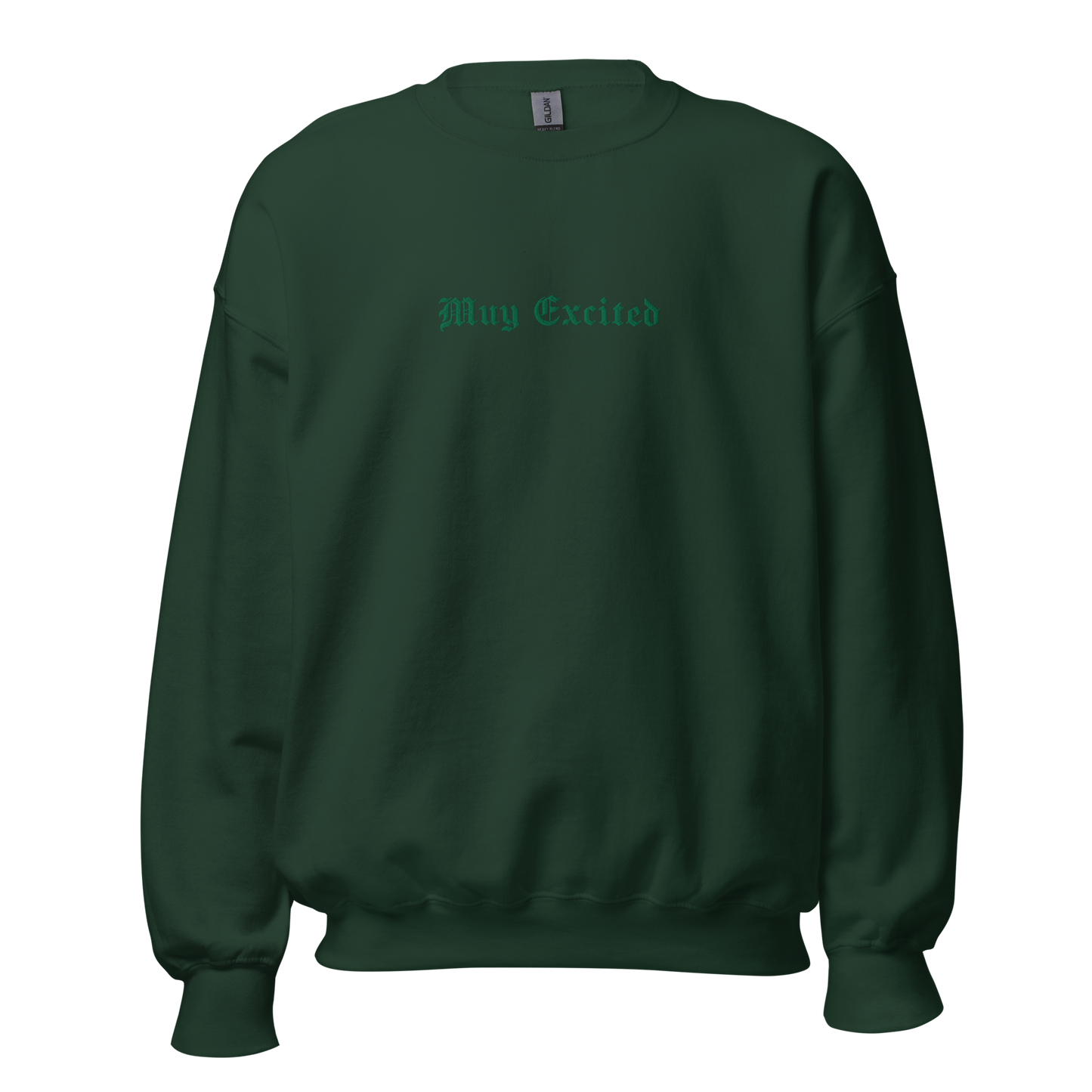 Muy Excited - Tone on Tone Embroidered Unisex Sweatshirt