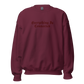 Everything Is Connected - Tone on Tone Embroidered Unisex Sweatshirt
