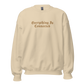 Everything Is Connected - Tone on Tone Embroidered Unisex Sweatshirt