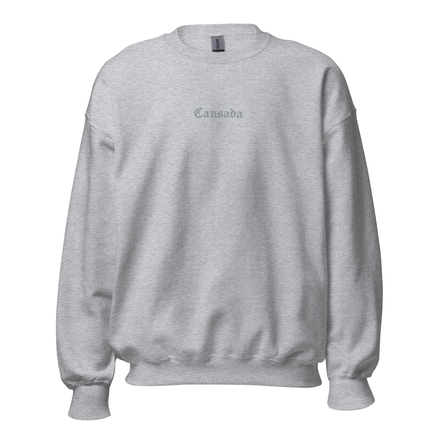 Cansada (Tired) - Tone on Tone Embroidered Unisex Sweatshirt