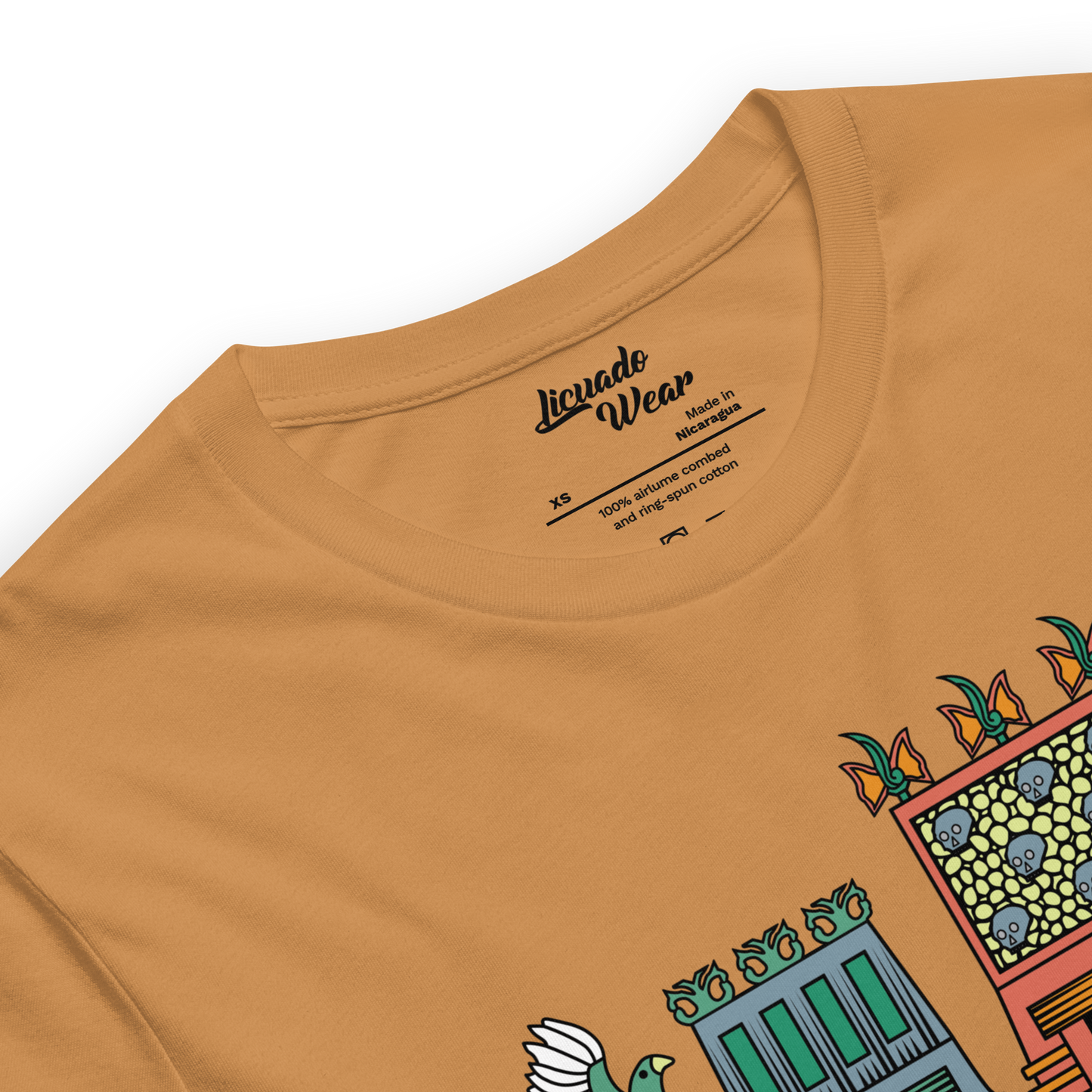 Resist, Reclaim, Re-Indigenize (Templo Mayor) - Earthy Colors Unisex T-Shirt