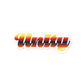 Unity Zarape - Sticker (S, M, L) - Licuado Wear