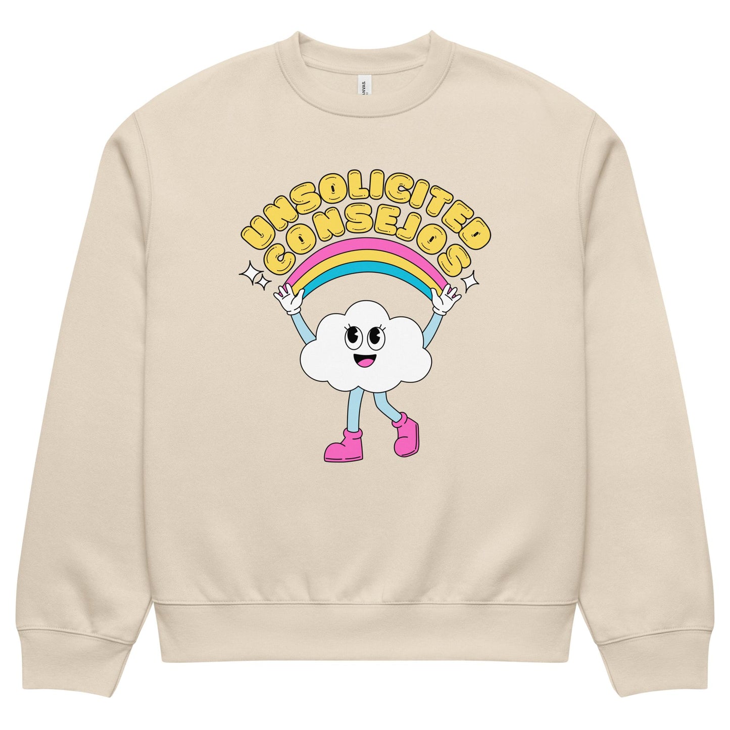 Unsolicited Consejos (Advice) - Oversized Unisex Heavyweight Crewneck Sweatshirt