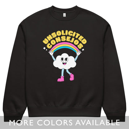 Unsolicited Consejos (Advice) - Oversized Unisex Heavyweight Crewneck Sweatshirt