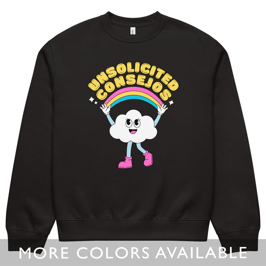 Unsolicited Consejos (Advice) - Oversized Unisex Heavyweight Crewneck Sweatshirt