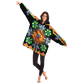 Wixarika Father Sun & Blue Deer - Cobija Hoodie