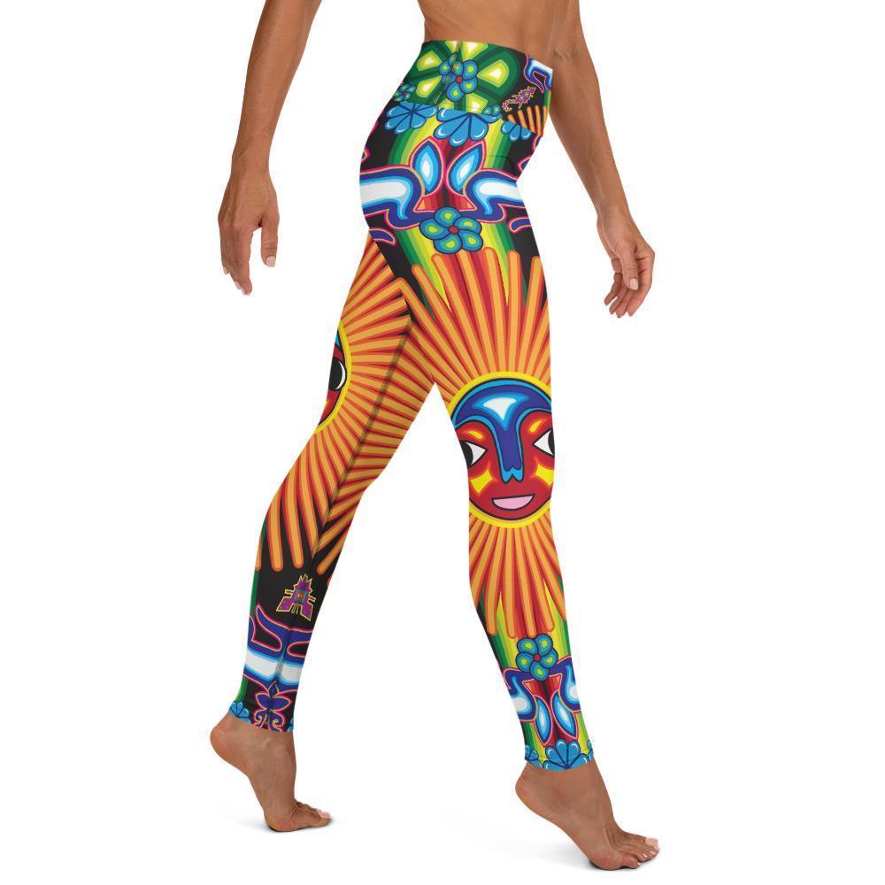 Huichol Sol - All-Over Print Leggings - Licuado Wear