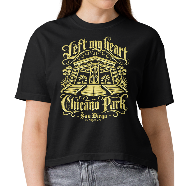 Left My Heart At Chicano Park - Women’s Heavyweight Boxy T-Shirt