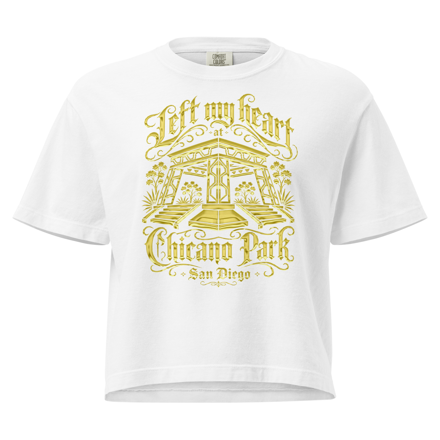Left My Heart At Chicano Park - Women’s Heavyweight Boxy T-Shirt