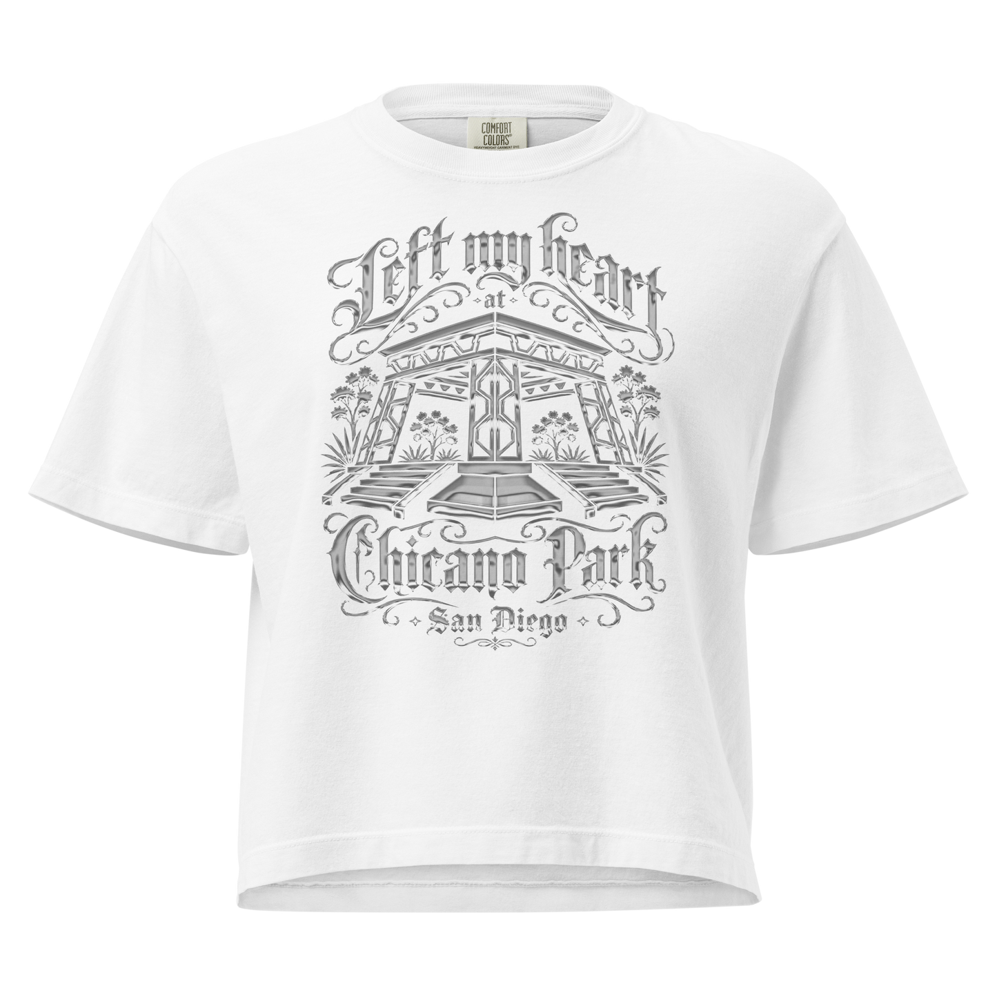 Left My Heart At Chicano Park - Women’s Heavyweight Boxy T-Shirt