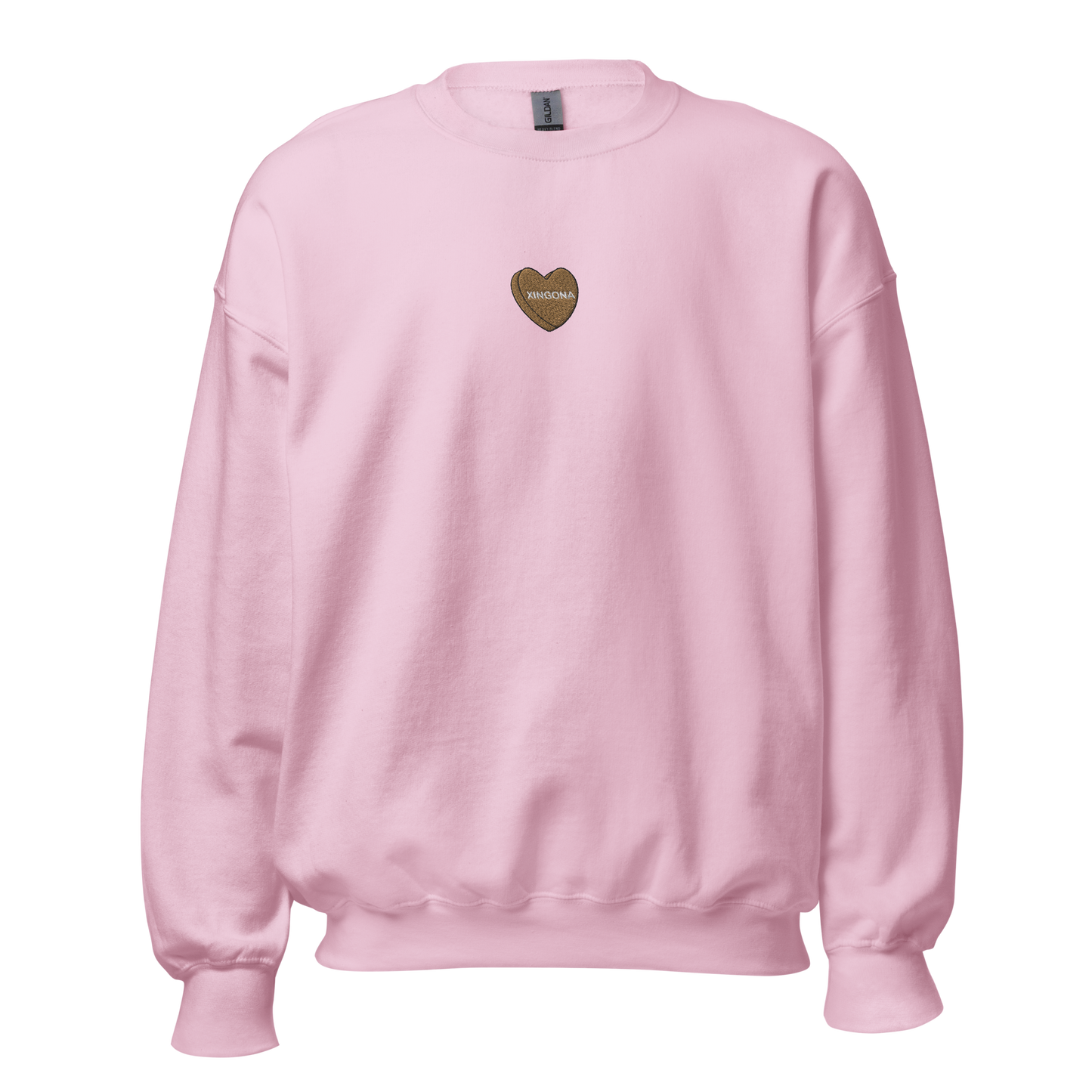 Xingona (Bad Ass) Candy Conversation Heart - Embroidered Unisex Sweatshirt