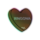 Xingona Candy Conversation Heart - Holographic sticker