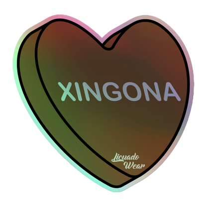 Xingona Candy Conversation Heart - Holographic sticker