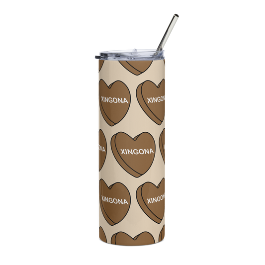 Xingona Candy Conversation Heart - Stainless steel tumbler