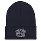 Xochitl (Flower) - Embroidered Cuffed Beanie