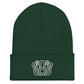 Xochitl (Flower) - Embroidered Cuffed Beanie
