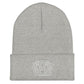 Xochitl (Flower) - Embroidered Cuffed Beanie