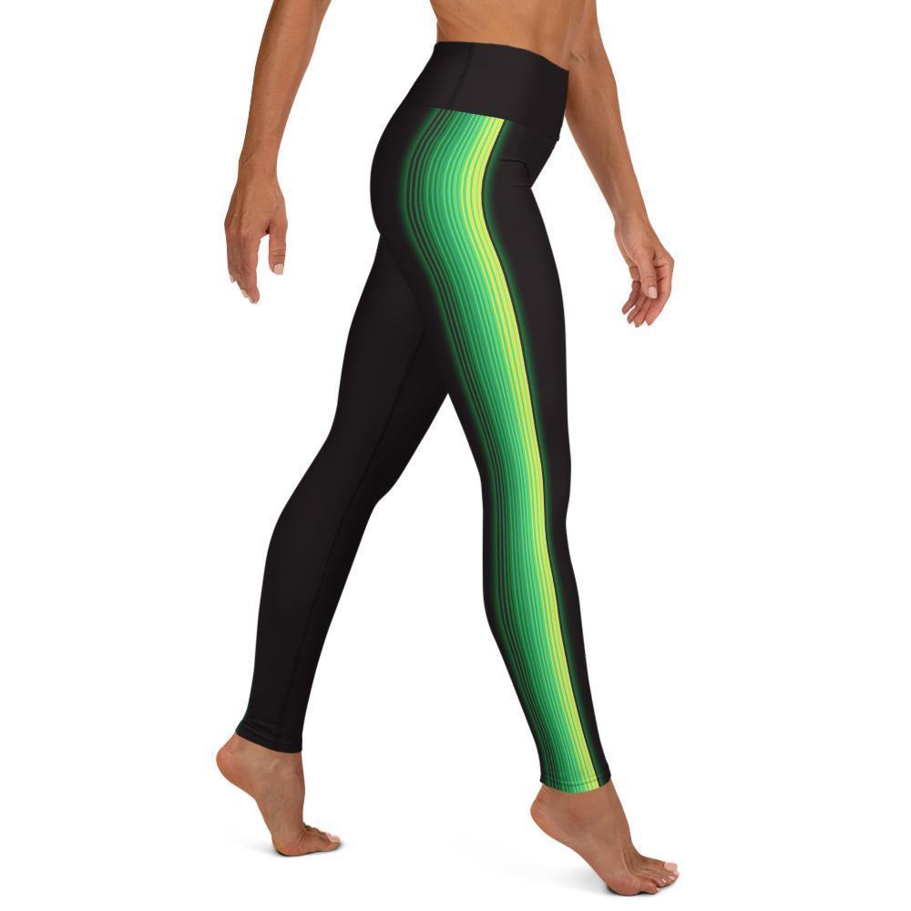 Zarape Green and Lime - All-Over Print Leggings - Licuado Wear