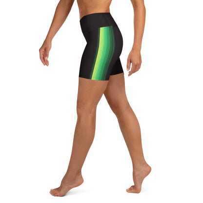 Zarape Green and Lime - All-Over Print Shorts - Licuado Wear