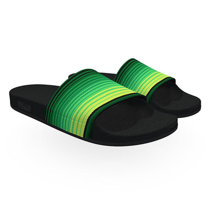 Zarape (Green/Lime) - Unisex Slide Sandal