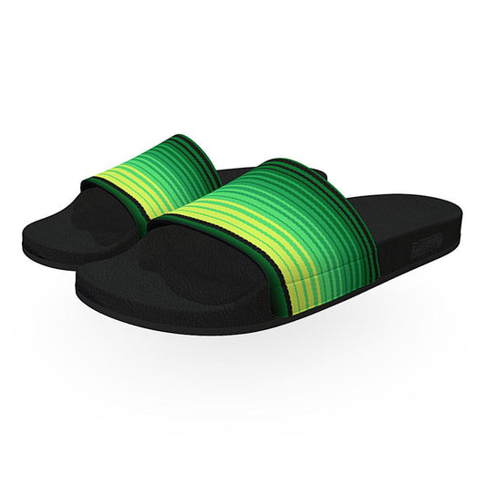 Zarape (Green/Lime) - Unisex Slide Sandal
