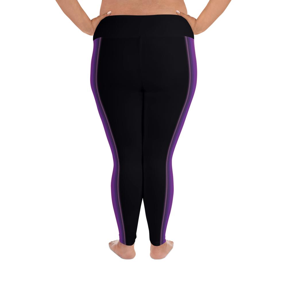Zarape Purple and Lavender - All-Over Print Plus Size Leggings - Licuado Wear