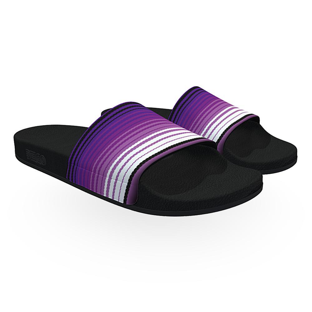 Zarape (Purple/Lavender) - Unisex Slide Sandal