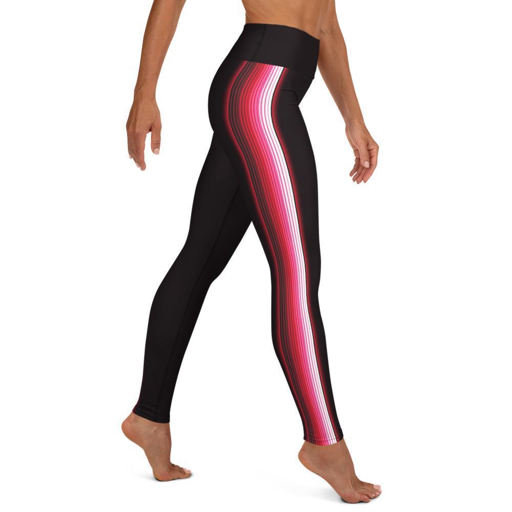 Zarape Red and Pink - All-Over Print Leggings - Licuado Wear