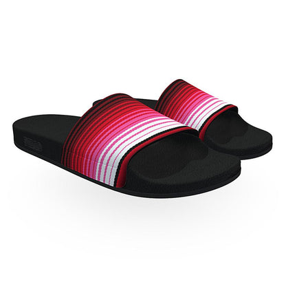 Zarape (Red & Pink) - Unisex Slide Sandal